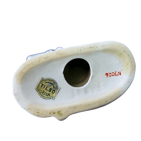 Figurine Victorian Male Porcelain Gold Details Handpainted Tilso Japan 8.5"H - Picture 9 of 10